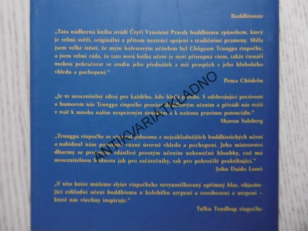 PRAVDA UTRPENÍ A CESTA OSVOBOZENÍ, GHÖGYAM TRUNGPA, **an