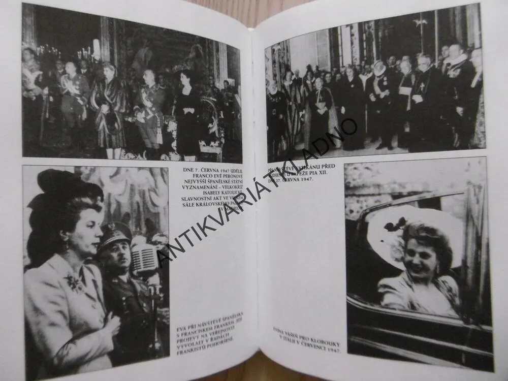 EVITA, PŘÍBĚH VÁŠNĚ A UTRPENÍ EVY PERÓNOVÉ, **an
