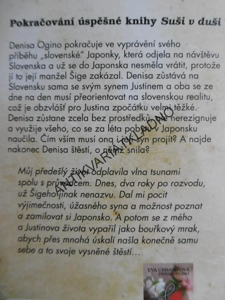 S DUŠÍ JAPONKY, DENISA OGINO, KOPCSÁNYI, **an