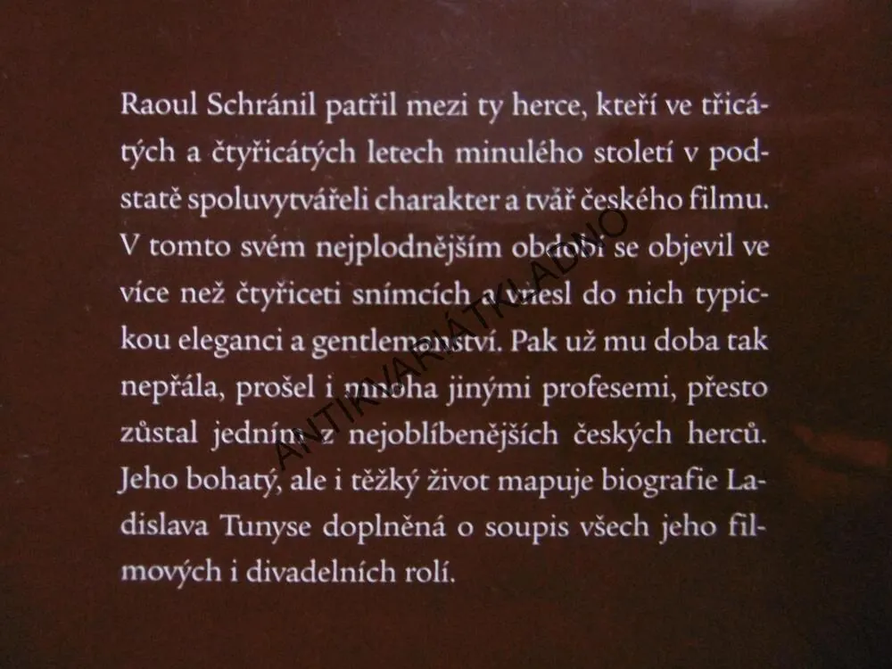RAOUL SCHRÁNIL, LADISLAV TUNYS, **an