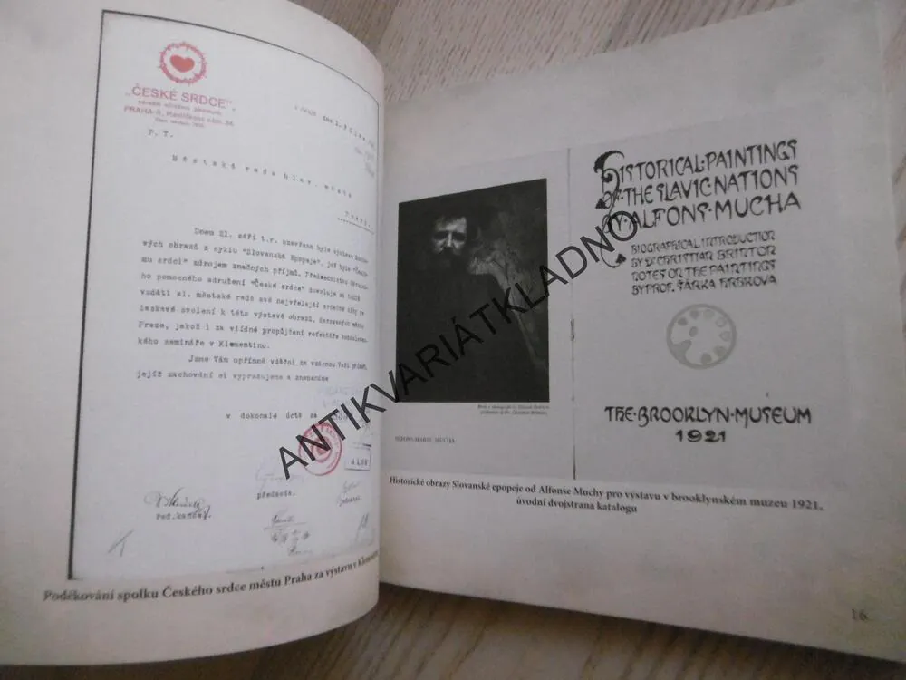 ALMANACH SLOVANSKÉ EPOPEJE, ALFONS MUCHA, **an