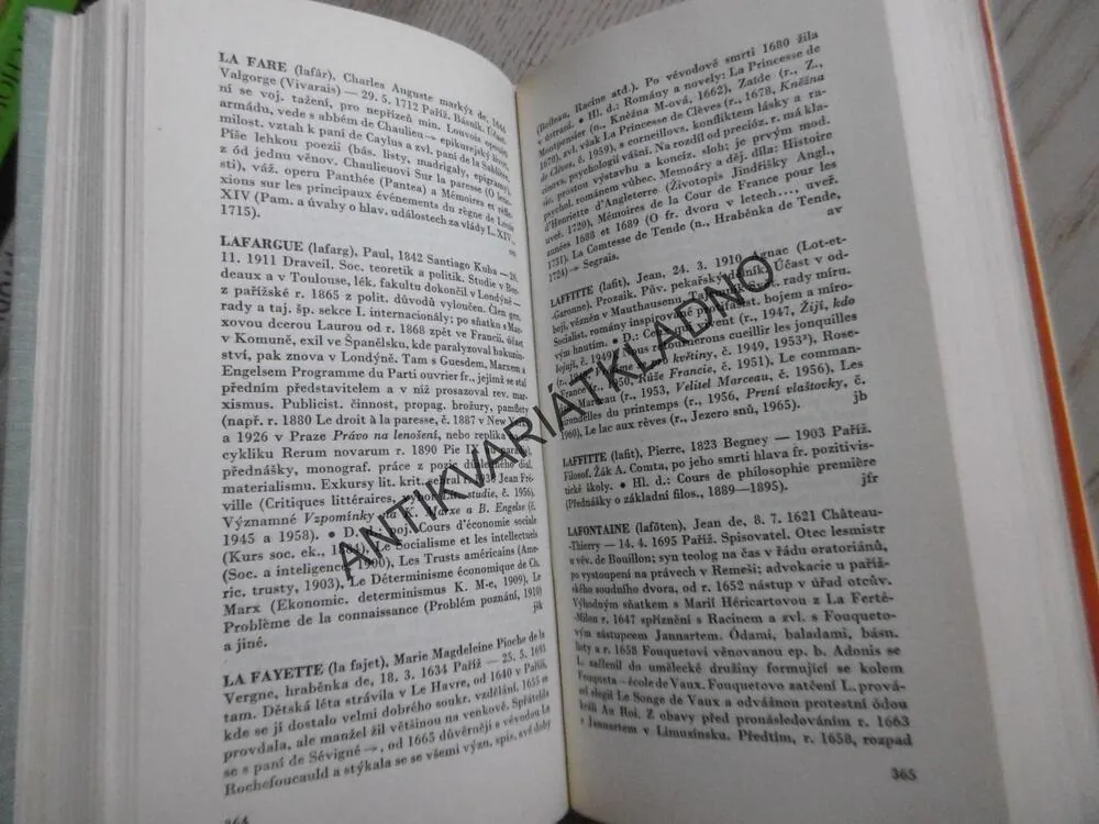 SLOVNÍK SPISOVATELŮ, FRANCIE, ŠVÝCARSKO, BELGIE, LUCEMBURSKO, **an