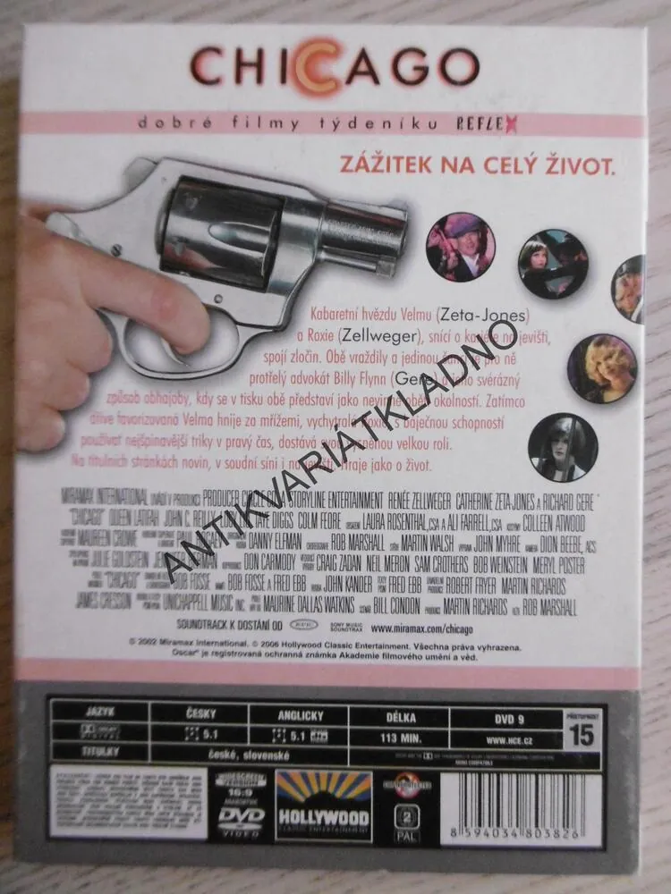 CHICAGO, DVD FILM