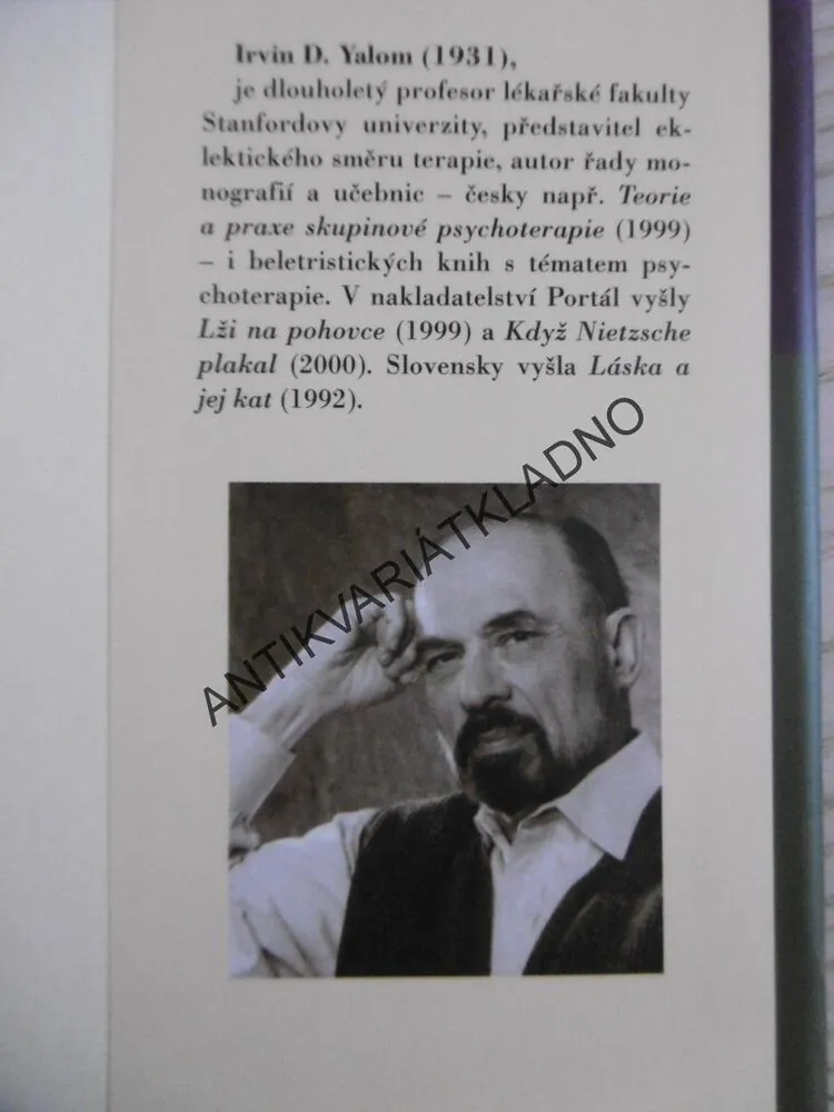 MÁMA A SMYSL ŽIIVOTA, IRVN D. YALOM, **an