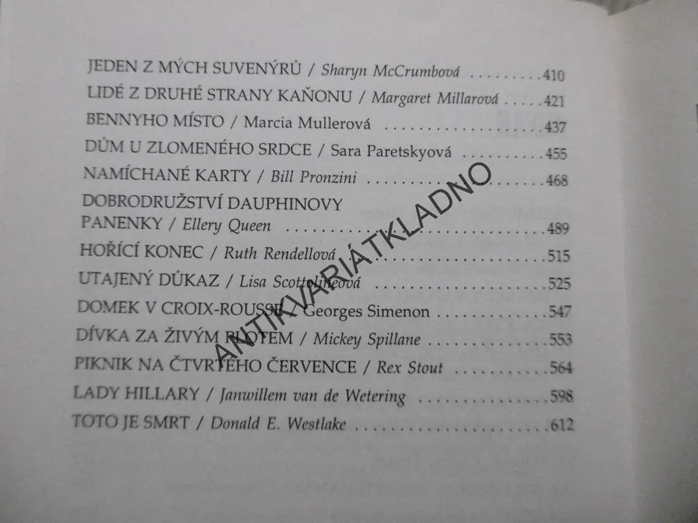 ZLOČIN, JEFFERY DEAVER, ED MCBAIN, E. S. GARDNER, **an