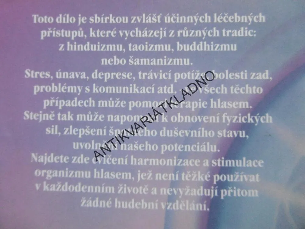 LÉČIVÁ SÍLA HLASU, PHILIPPE BARRAQUÉ, **an