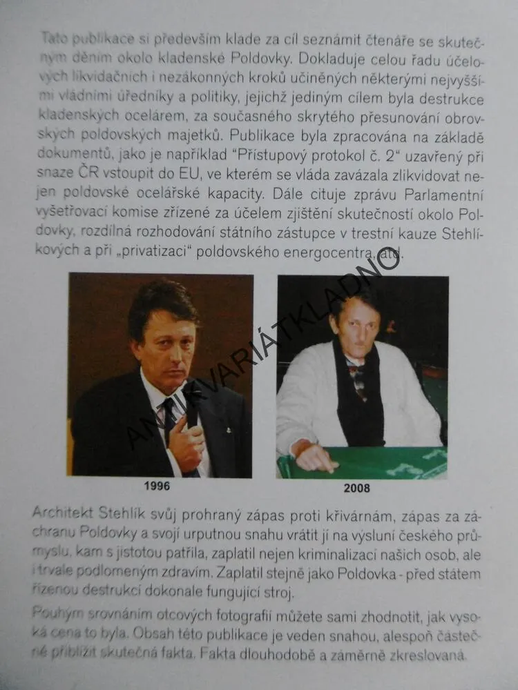 POLDOVKA A VLÁDNÍ TUNELY, MARKO STEHLÍK, **an