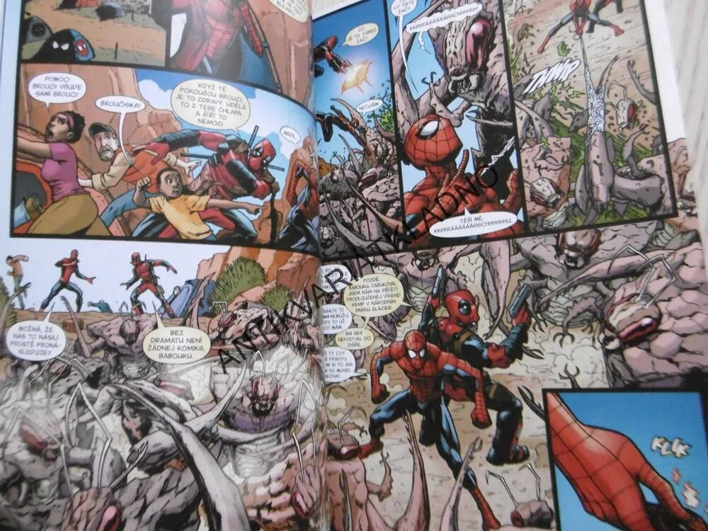 SPIDER-MAN, DEADPOOL, SPIDERMAN, NA VÝLETĚ, KOMIKS MARVEL, **an