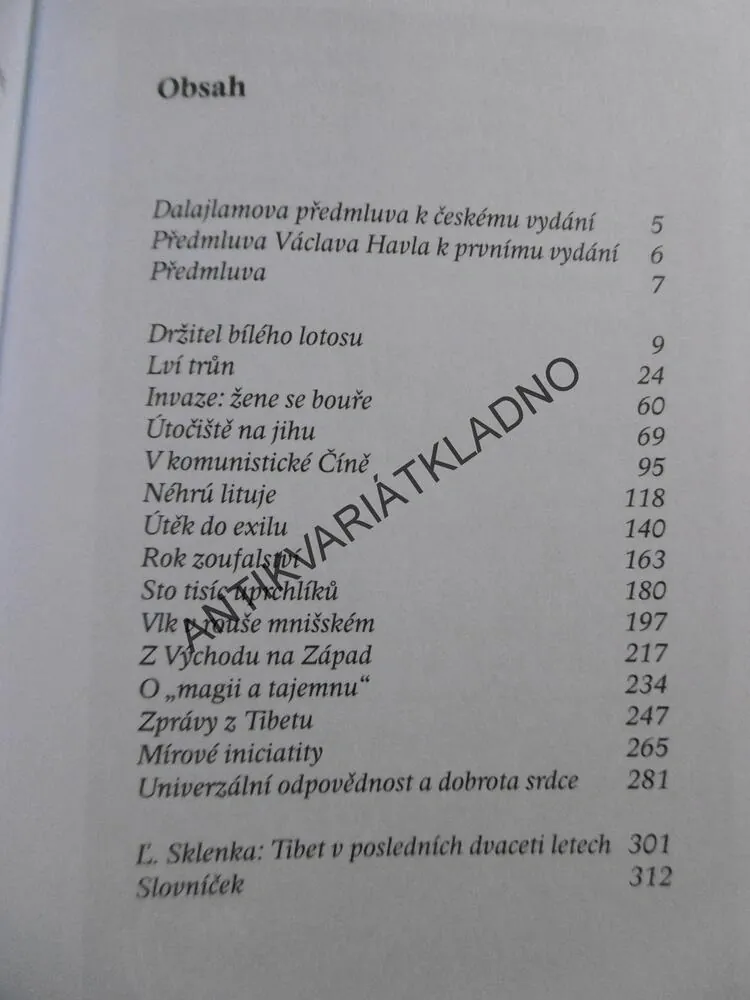 SVOBODA V EXILU, VLASTNÍ ŽIVOTOPIS, 14. DALAJLAMA, TÄDZIN GJAMCCHO, **an