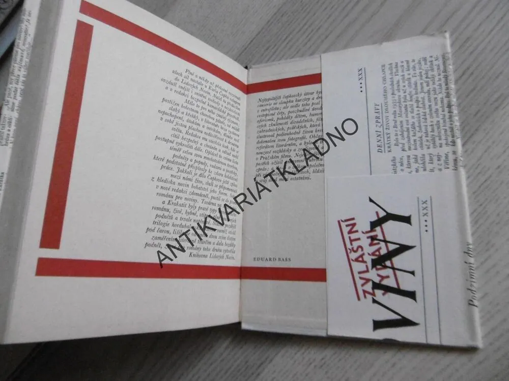 NA BŘEHU DNŮ, KAREL ČAPEK, **an