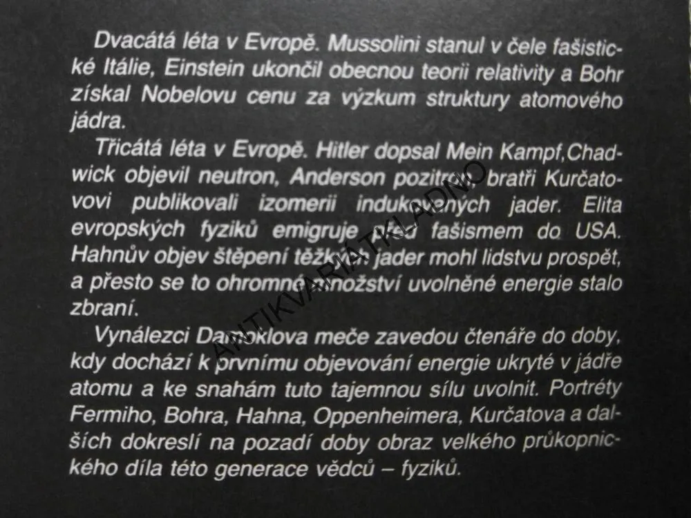VYNÁLEZCI SAMOKLOVA MEČE, J. BOROTSKÝ, A. KUNEŠ, **an