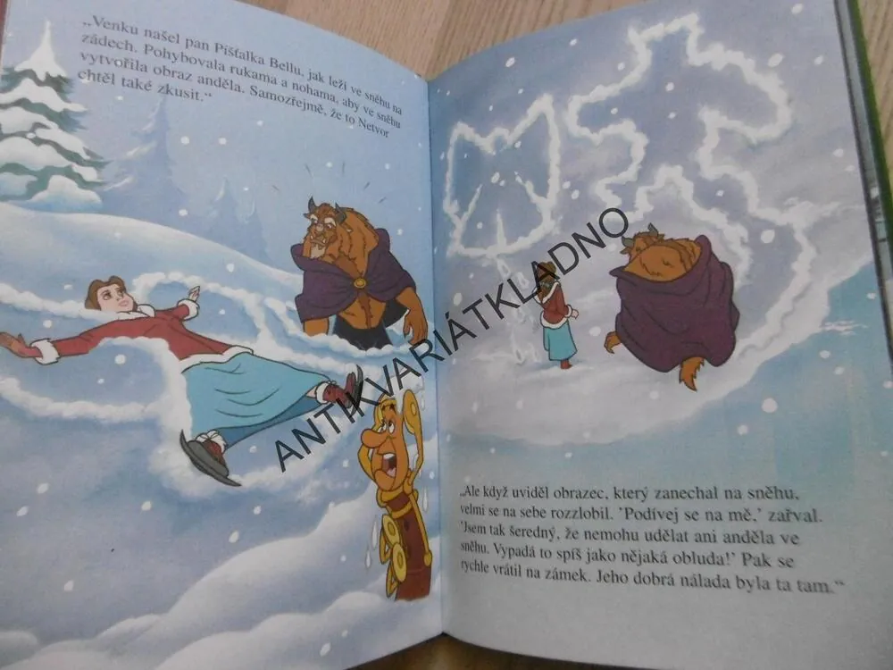 KRÁSKA A ZVÍŘE, KOUZELNÉ VÁNOCE, WALT DISNEY, **an