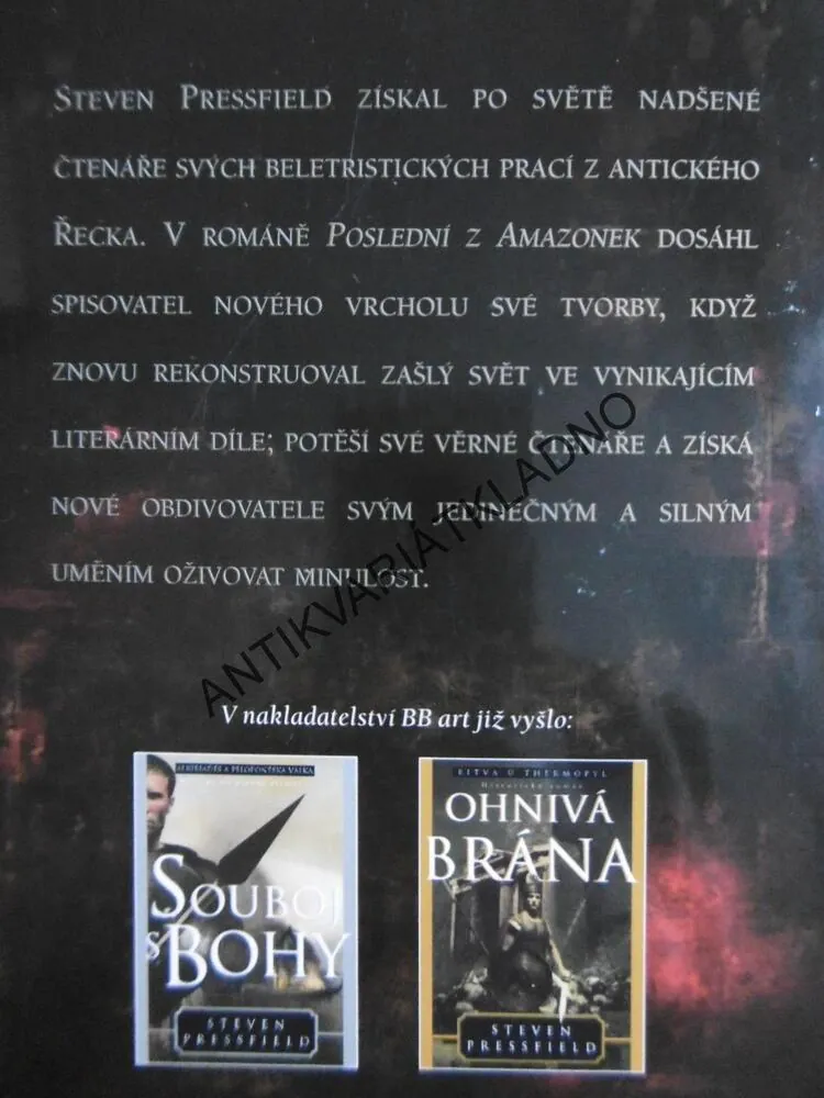 POSLEDNÍ Z AMAZONEK, STEVEN PRESSFIELD, **an