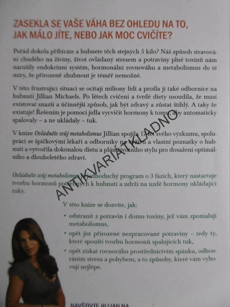 OVLÁDNĚTE SVŮJ METABOLISMUS, JULIAN MICHAELS, **an