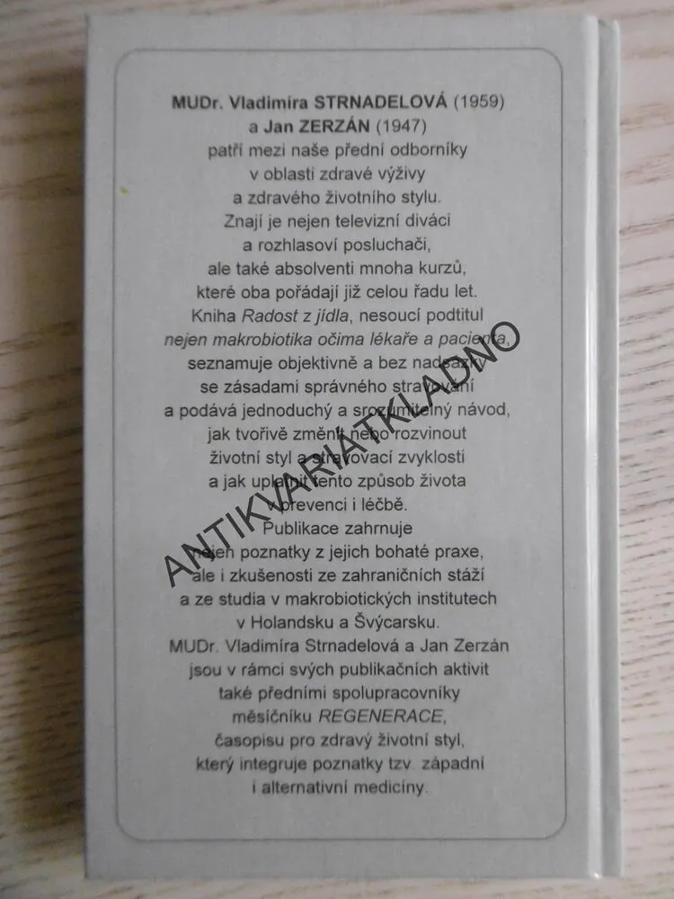 RADOSTI Z JÍDLA, VLADIMÍRA STRNADELOVÁ, JAN ZERZÁN, **an