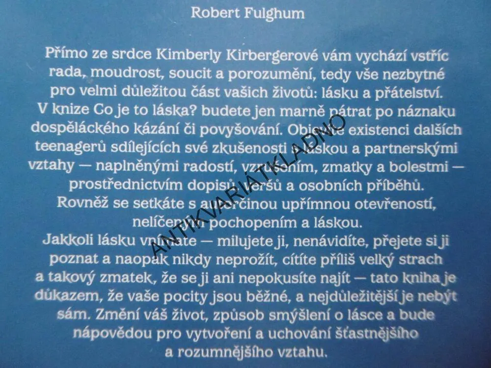 CO JE TO LÁSKA? NIKDY NEJSI SÁM, KIMBERLY KIRBERGEROVÁ, **an