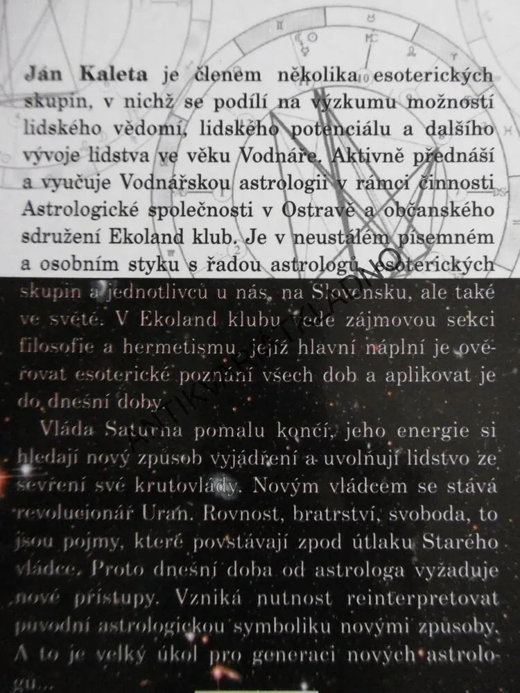 ÚVOD DO ASTROLOGIE VODNÁŘSKÉHO VĚKU, JÁN KALETA, **an