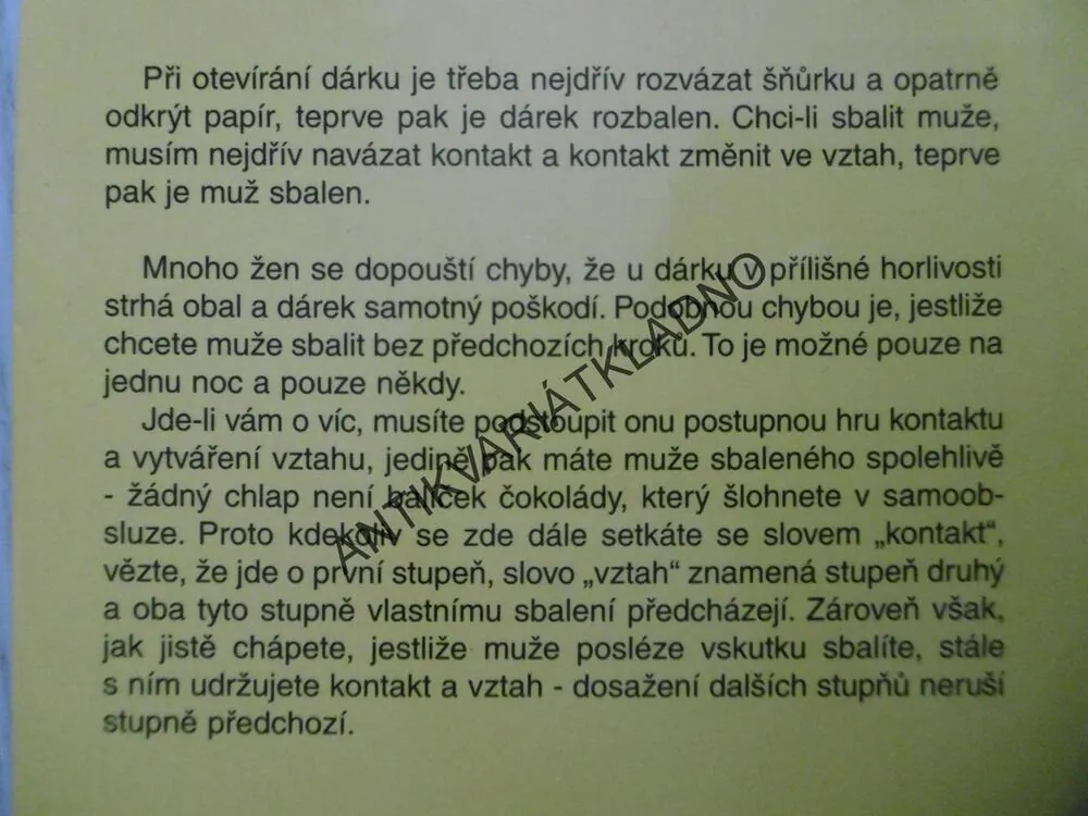 JAK SBALIT MUŽE, OTMAR CHADIM, **an