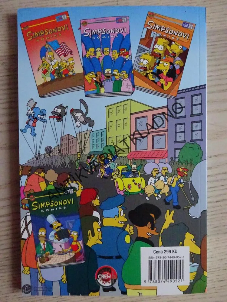 SIMPSONOVI, PROMENÁDA, KOMIKS, **an