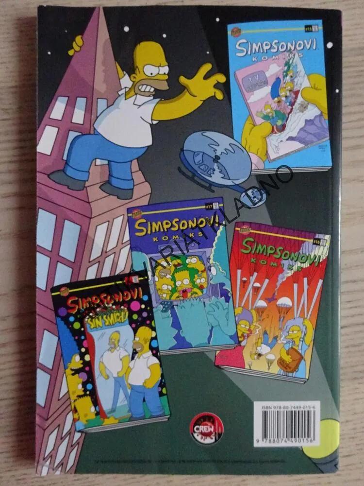 SIMPSONOVI, VRACÍ ÚDER, KOMIKS, **an