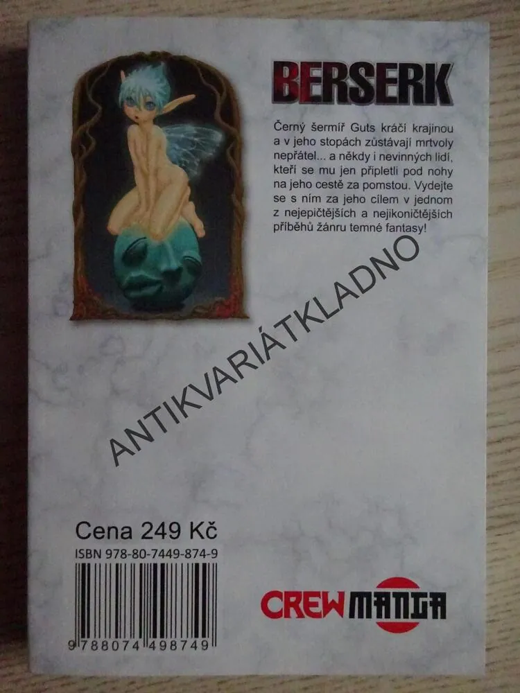 BERSERK 1, KENTARÓ MIURA, MANGA KOMIKS, **an
