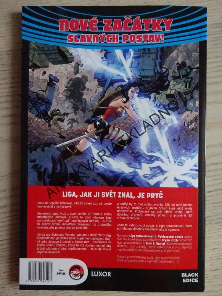 LIGA SPRAVEDLNOSTI, VYHLAZOVACÍ STROJE, KOMIKS DC COMICS,**an