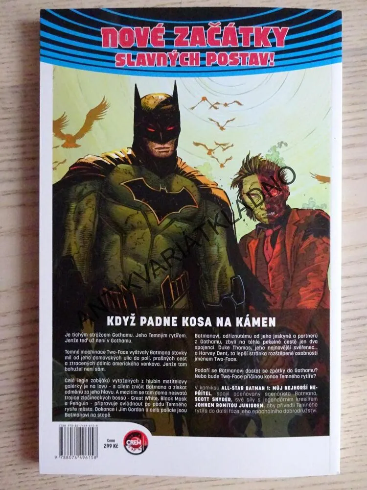 ALL STAR BATMAN, MŮJ NEJHORŠÍ NEPŘÍTEL, KOMIKS DC COMICS,**an