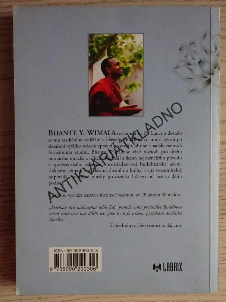 UČENÍ LOTOSU, BHANTE Y. WIMALA, **an