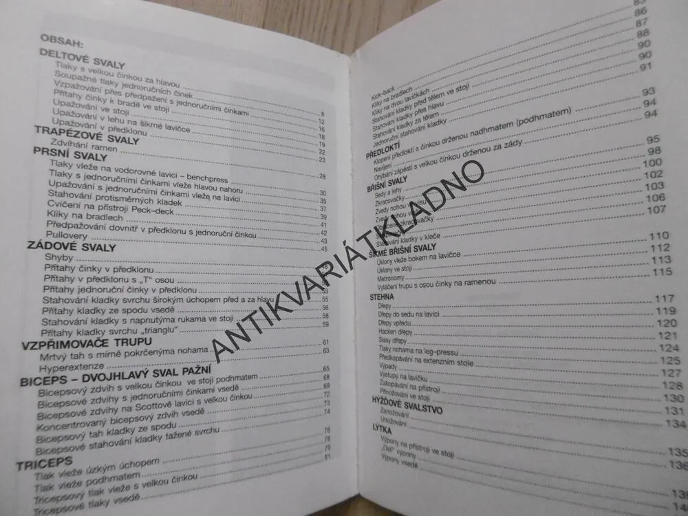 KULTURISTIKA, CVIKY, JAN SMEJKAL, **an