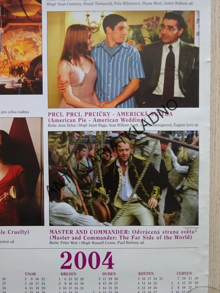 BONTON FILM, 2003-2004, RUSSEL CROWE, ANGELINA JOLIE, JOHN TRAVOLTA, PLAKÁT 3B
