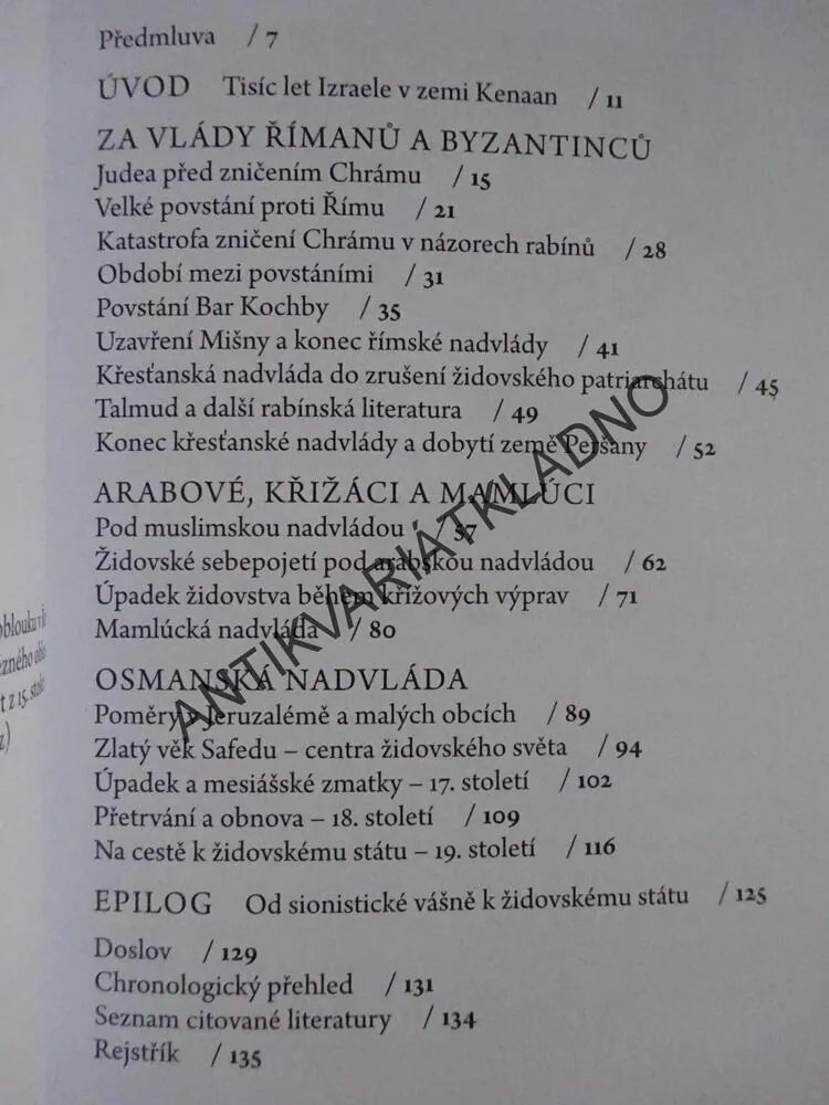 OSMNÁCT STOLETÍ IZRAELE, MICHAEL KRUPP, **an
