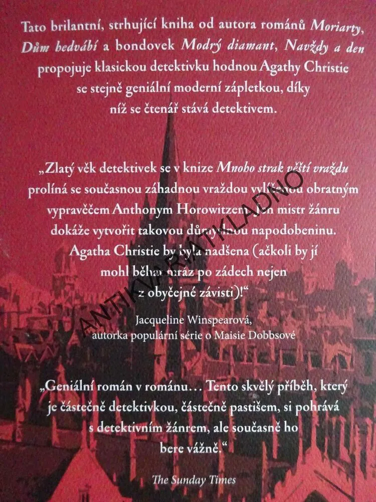 MNOHO STRAK VĚŠTÍ VRAŽDU, ANTHONY HOROWITZ, **an