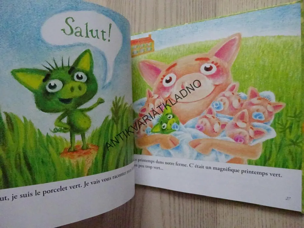 ZELENÉ PRASÁTKO, THE GREEN PIGGY, LE PORCELET VERT, LADISLAVA PECHOVÁ, **an