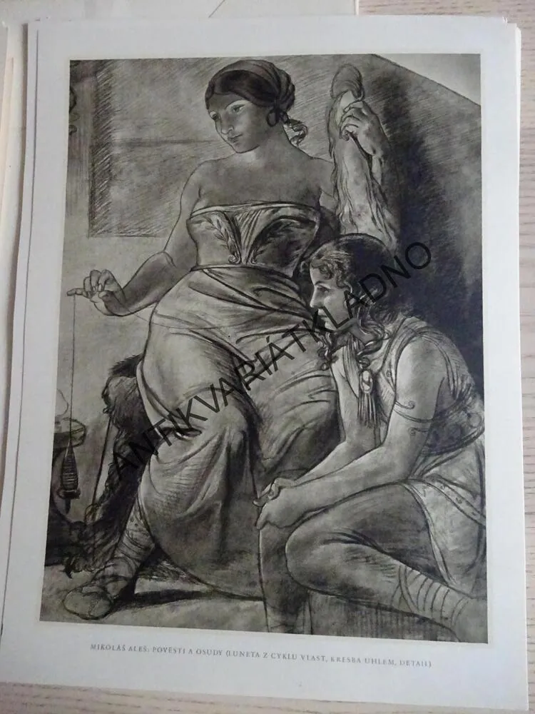 VLASTENECKÝ PŘÍKLAD ČESKÉ KRESBY XIX. STOLETÍ, **an