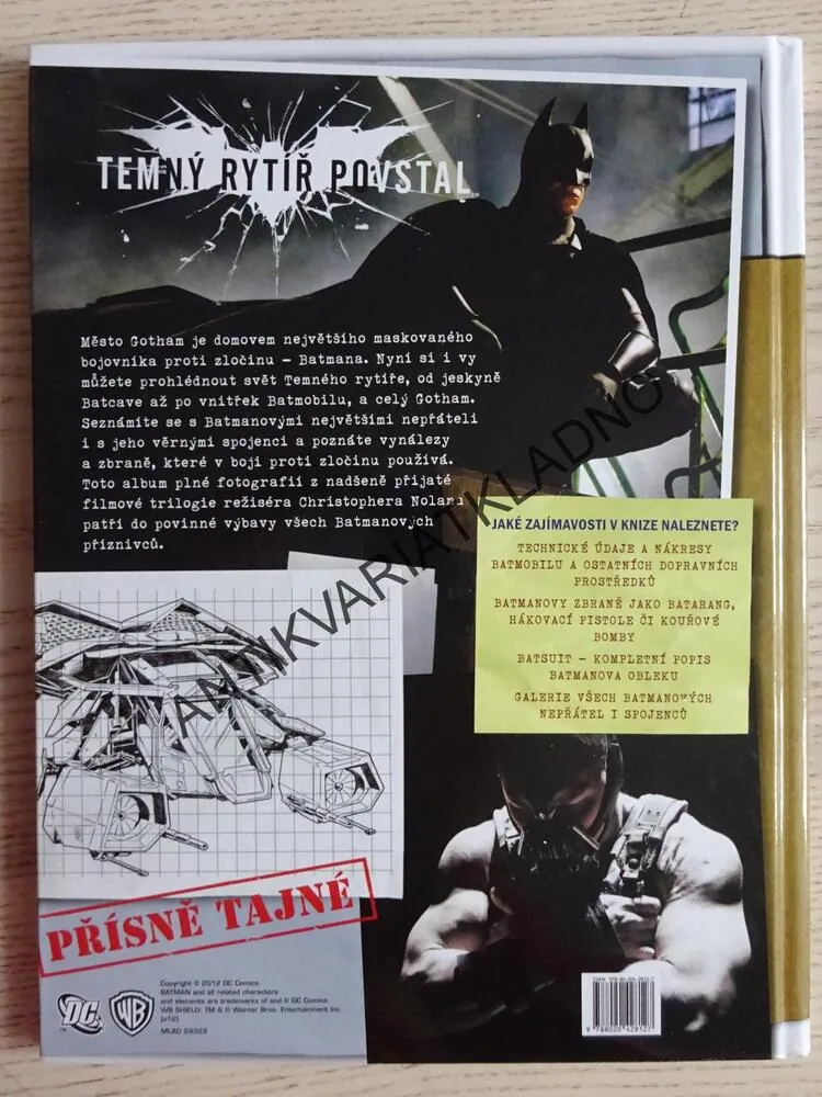 TEMNÝ RYTÍŘ POVSTAL, TAJNÁ AKTA, FILMOVÉ ALBUM, **an