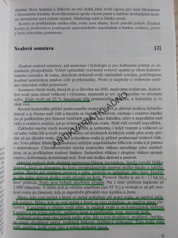 KULTURISTIKA POD MIKROSKOPEM, SVĚT KULTURISTIKY, **an