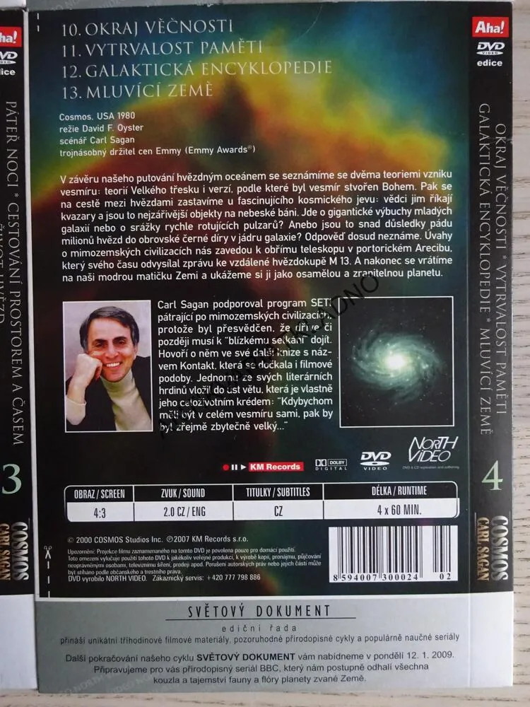 COSMOS 1-4, DVD FILM DOKUMENT