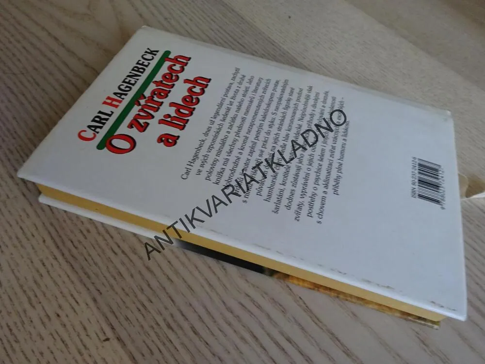O ZVÍŘATECH A LIDECH, CARL HAGENBECK, **an