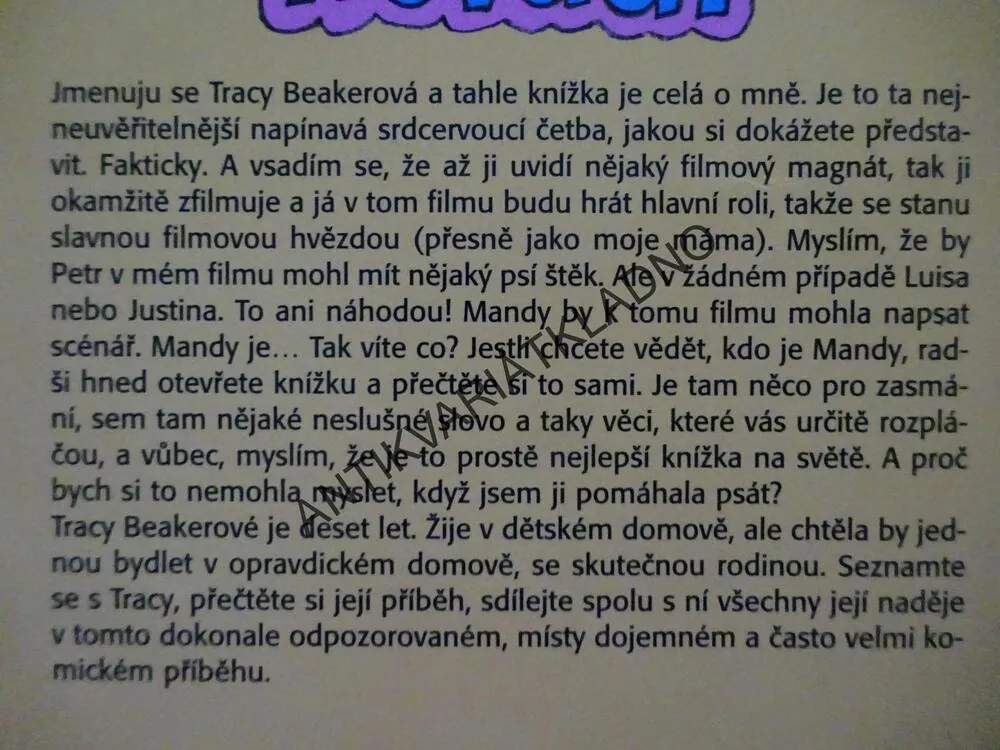 VADÍ NEVADÍ, JACQUELINE WILSONOVÁ, **an