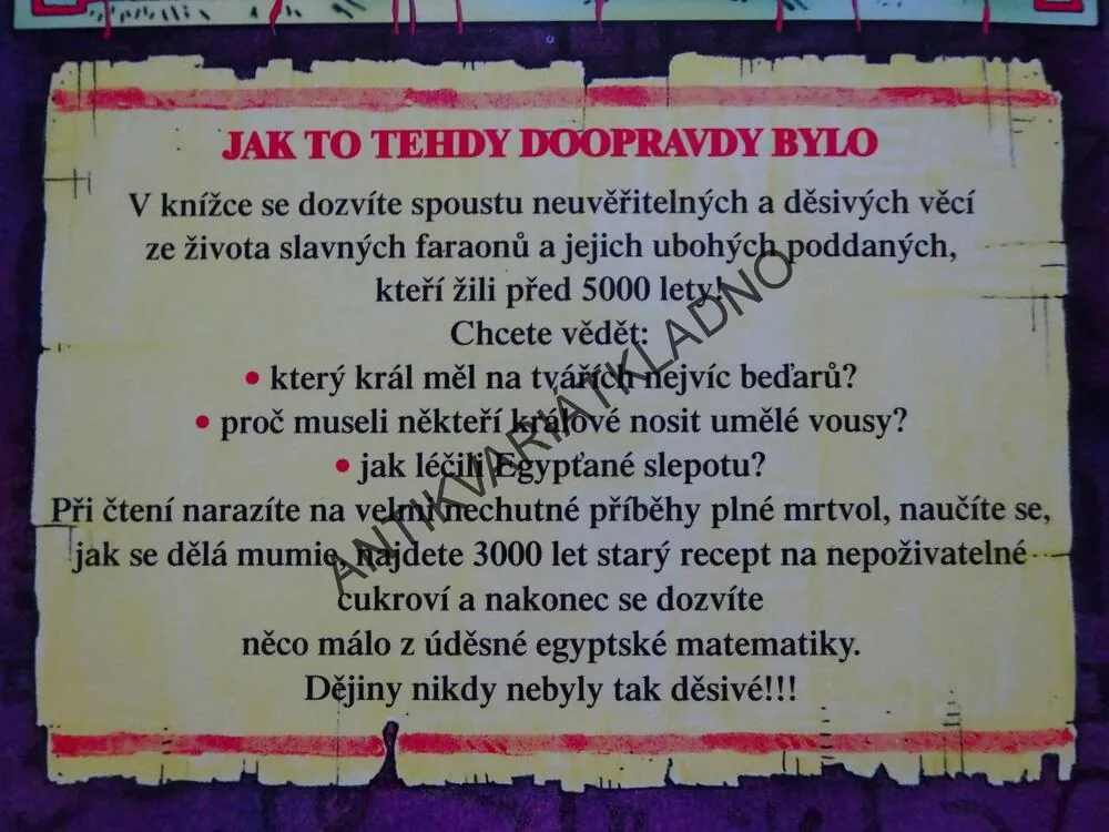 STRAŠLIVÍ EGYPŤANÉ, TERRY DEARY, MARTIN BROWN, **an