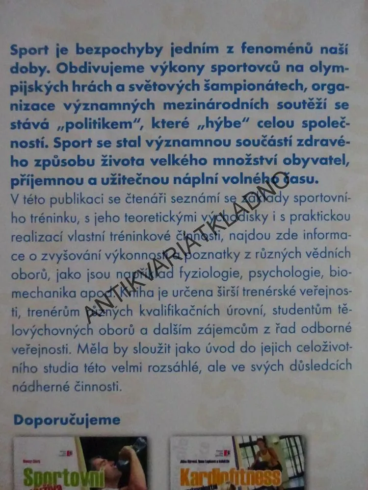 SPORTOVNÍ TRÉNINK, TOMÁŠ PERIČ, JOSEF DOVALIL, **an