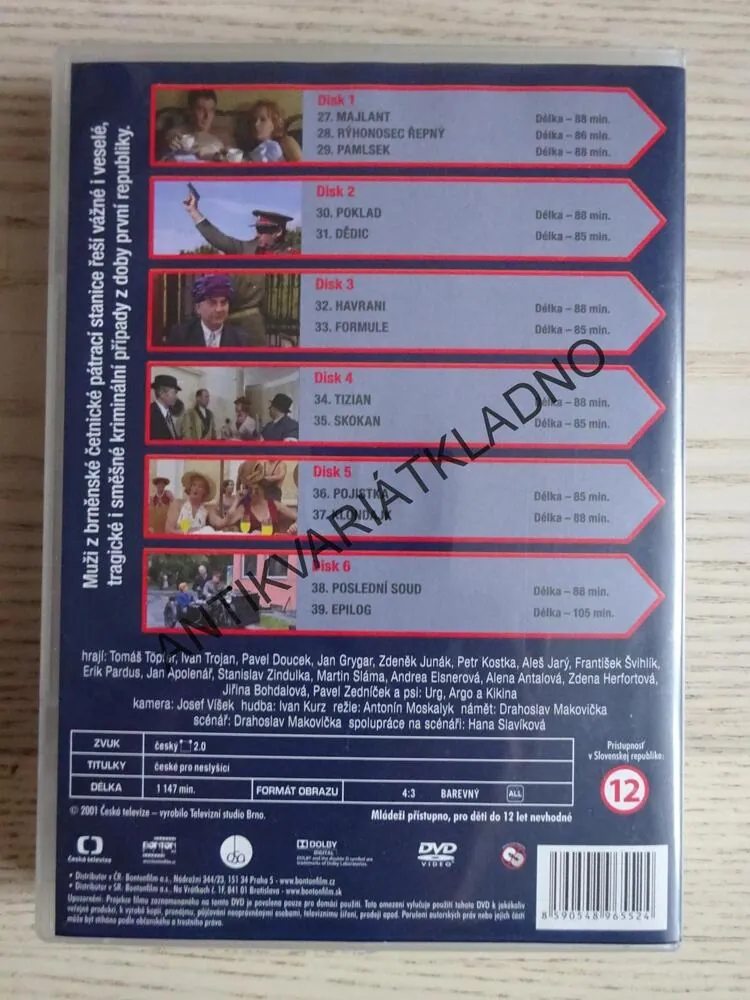 ČETNICKÉ HUMORESKY, 6 X DVD FILM