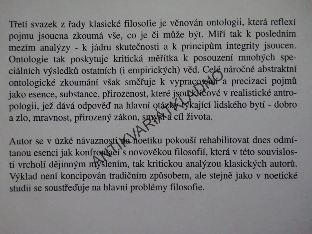 FILOSOFIE, JIŘÍ FUCHS, **an