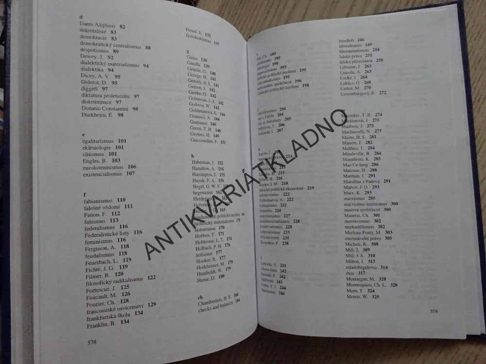 BLACKWELLOVA ENCYKLOPEDIE POLITICKÉHO MYŠLENÍ, DAVID MILLER A KOLEKTIV, **an