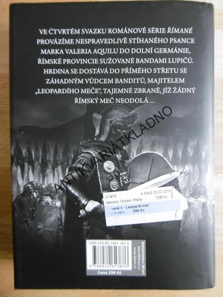 ŘÍMANÉ, LEOPARDÍ MEČ, ANTHONY RICHES,