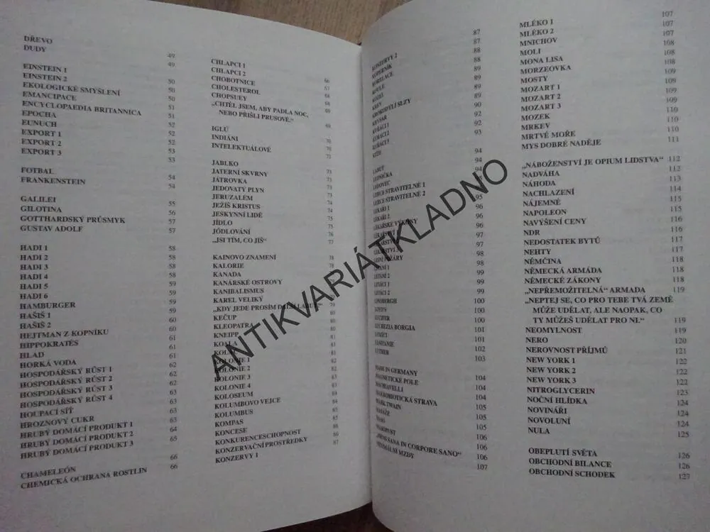 LEXIKON POPULÁRNÍCH OMYLŮ, 500 KARDINÁLNÍCH CHYB, PŘEDSUDKŮ A PŘEHMATŮ, **an
