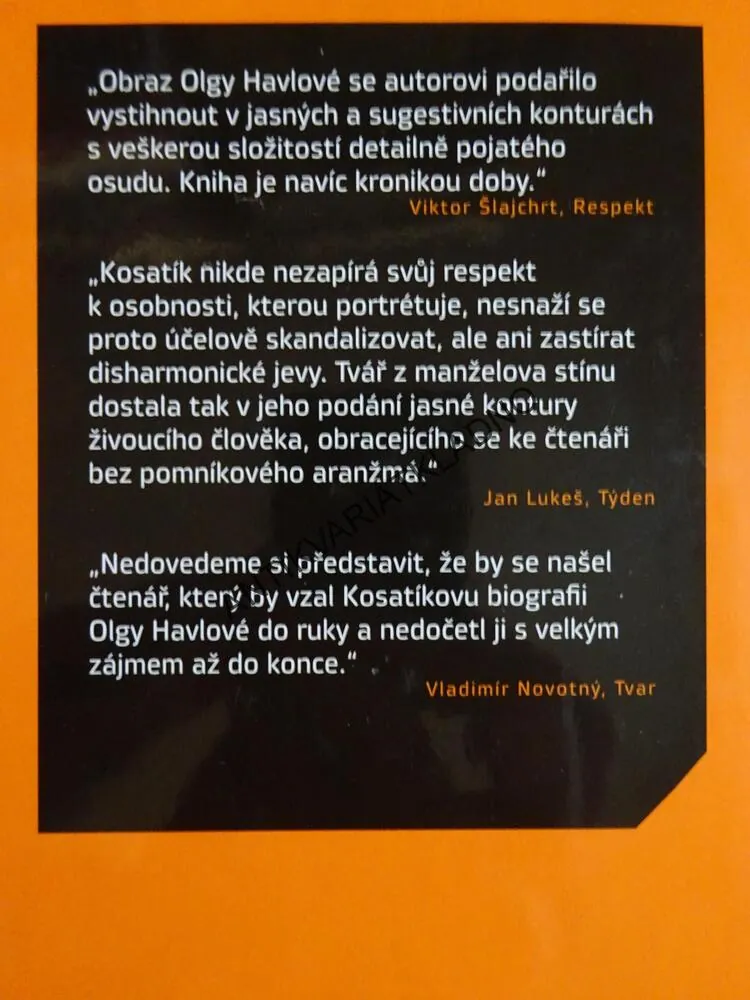 ČLOVĚK MÁ DĚLAT TO, NAČ MÁ SÍLU, ŽIVOT OLGY HAVLOVÉ, PAVEL KOSATÍK, **an