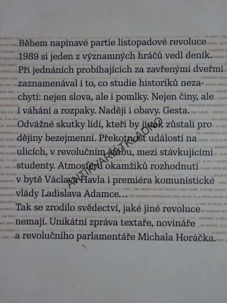 JAK PUKALY LEDY S PŘEDMLUVOU VÁCLAVA HAVLA, MICHAL HORÁČEK, **an