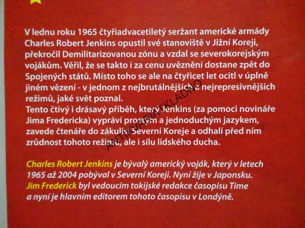 KOMUNISTOU Z DONUCENÍ, CHARLES ROBERT JENKINS, **an