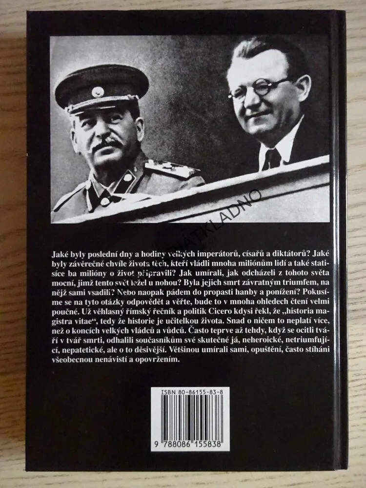 POSLEDNÍ HODINY VELKÝCH IMPERÁTORŮ, JAN BAUER, **an